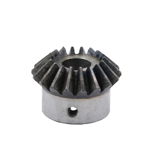 Bevel Gear Pinion Hardware Mechanical 1Pcs 20 Tooth 2.5 Module Bevel Gear with Keyway 1:1 90 Degrees 45# Steel Mechanical Power Transmission Gear(20mm Keyway 6mm)