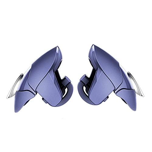 HshDUti Manette de jeu mobile pour PUBG/Knives Out/Rules of Survival, Manette de téléphone portable, déclencheur de jeu, bouton de tir, manette de jeu pour téléphone iOS et Android Bleu Cover