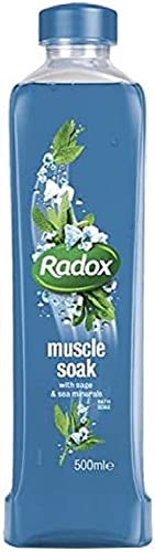 Radox Feel Good Fragrance 500ml Muscle Bath Soak, Blue, (Pack of 1)