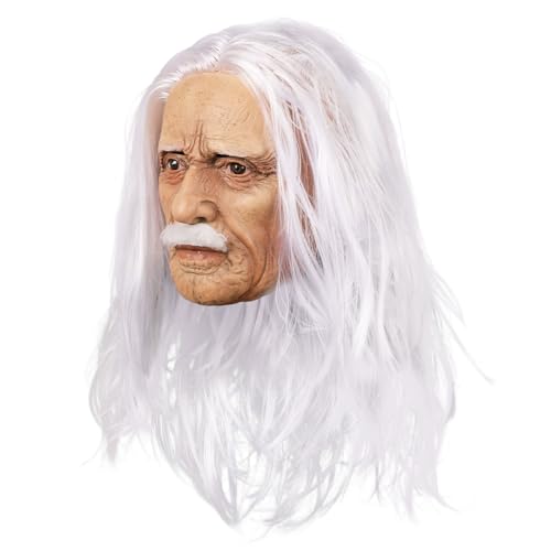 Masque de vieil homme réaliste pour changer d'identité facilement en soirée cosplay