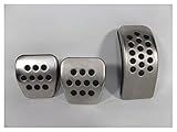 Para LHD solamente TSZ Embrague de freno de gas de aluminio de aluminio Pedal de goma adecuado para VW Golf MK4/JETTA/BORA MK4 /Nuevo escarabajo/polo 9n3 /polo 6r