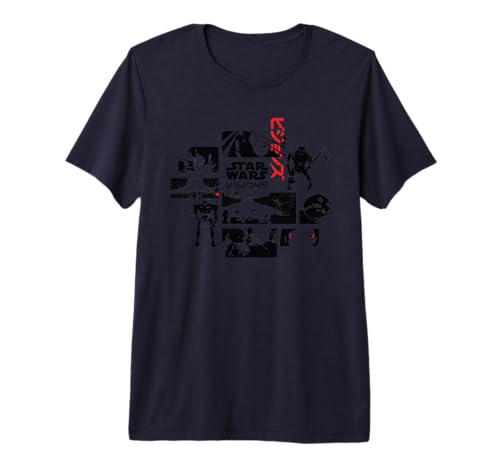 Star Wars Visions t-shirt premium avec impression graphique haute définition durable