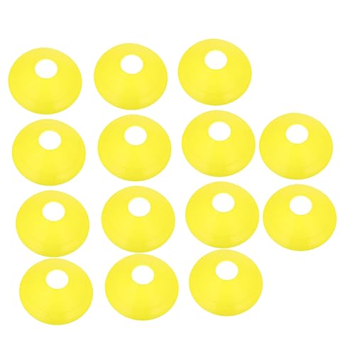 KICHOUSE Football Conditioning Kit 20pcs Soccer Training Cones Portable Plastic Obstacle Disks Agility Training Equipment