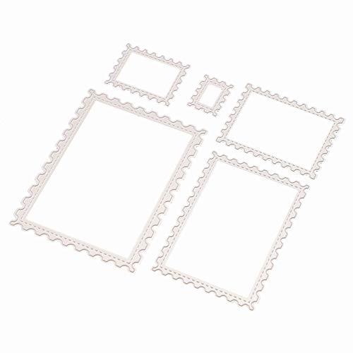 Metal Cutting Dies Shape Embossing Stencil for Scrapbooking, Card Making, Invitation Card, Birthday Card, DIY Craft (Lace Rectangle) - Thumbnail 3
