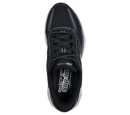 Skechers Wide Fit Man Slip-ins Stamina Sport 233150 Black/Charcoal US Size 104