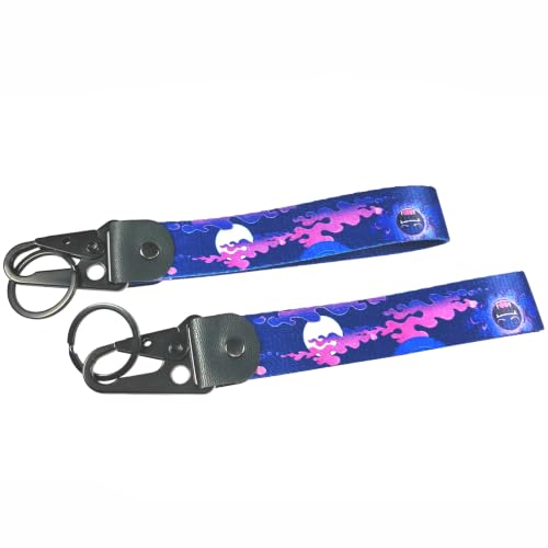 Image of 2 pack Wrist Lanyard Keychain for Women and Men, Anime Theme