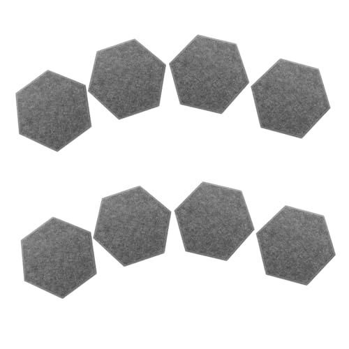 Paneles acústicos hexagonales 8 unidades, paneles de pared insonorizantes para mejorar la experiencia de audio en teatros y oficinas miniatura 1