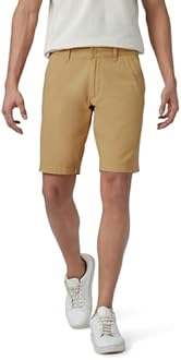 XYXX Men's Element Chino Shorts | Solid Straight Fit | 100% Cotton with Dual Pockets & Plus Sizes