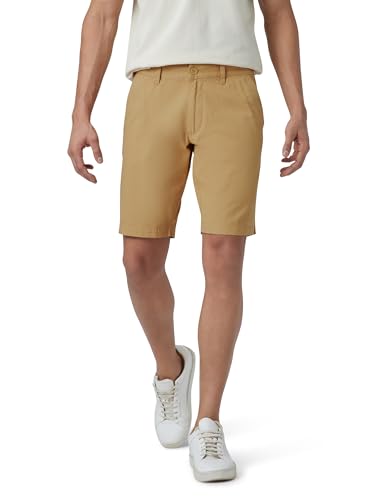 XYXX Men's Element Chino Shorts | Solid Straight Fit | 100% Cotton with Dual Pockets & Plus Sizes