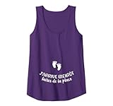 Design à message humoristique pour femme enceinte : J'arrive bientôt faites de la place. Fait une idée de cadeau original et amusant pour toutes les femmes enceintes.