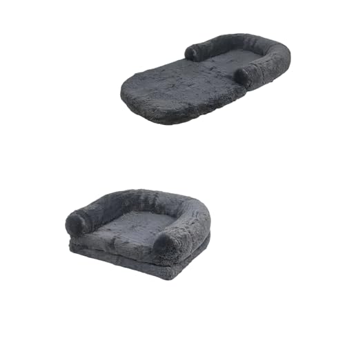 Hongjiwa�y��^�� �x�b�h �􂦂�z�y�b�g�x�b�h �����ƈꏏ�ɐQ���� 180cm 3way ���������Ή� �ӂ�����y�b�g�x�b�h �\�t�@�[�x�b�h ���p�\�t�@�[ �N�b�V���� ����~�ߕt�� ��^�� sofa bed (�_�[�N�O���[)