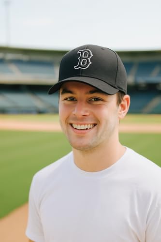 Gorra deportiva ajustable con logo oficial Boston Sox miniatura 4