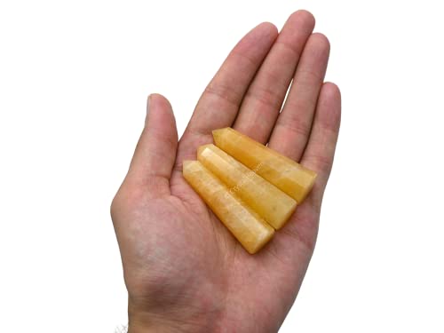 Image of Crystal Heaven Certified Yellow Aventurine Crystal Tower Obelisk Point For Chakra, Healing And Balancing - Aaa Grade Original Certified Gemstone Agate For Reiki Meditation Yoga Spiritual (2-3 Inches)