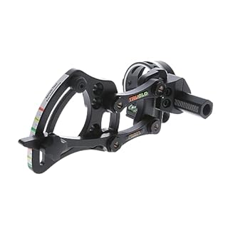 TRUGLO Range Rover Single-Pin .019" Dia Right-Handed Archery Hunting Moving Black Bow Sight with Standard Adjustment - Light Not Included