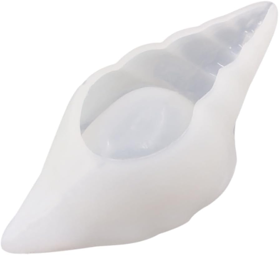 SUPVOX DIY Silicone Resin Mold Large 3D Conch Shell Casting Mold for Crystal Epoxy Storage Box Container Suitable for Jewelry Craft and Ocean Decor