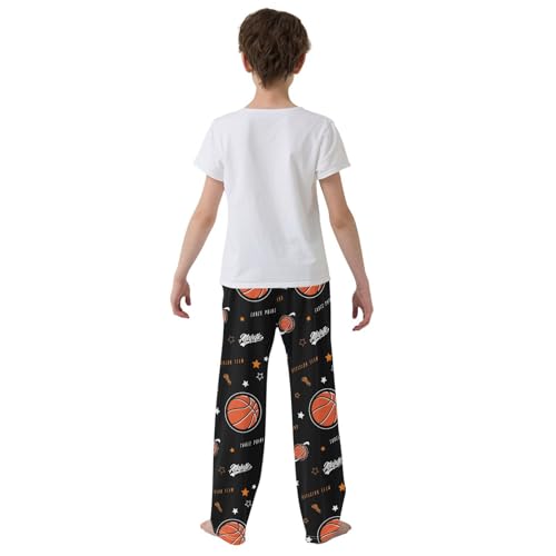ZZKKO Basketball Stars Boys Pants for Kids Jogger Pants with Pockets S-XL3