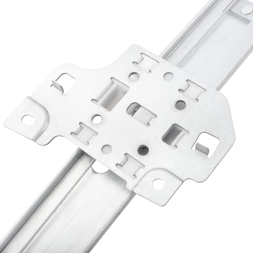 Image of BOXI 748-617 Rear Driver Side Power Window Regulator with Motor Fits for Ford Escape 2001-2007 for Mercury Mariner 2005-2007 / Silvery / 6L8Z7827001BA