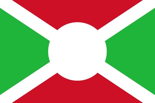 Drapeau Burundi 1966 historique grand format pavillon rare de collection - 2
