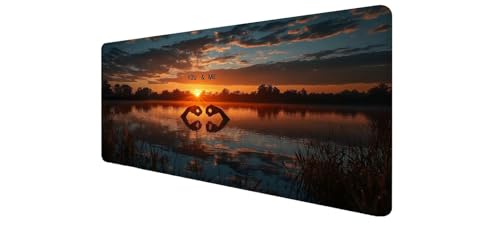 Tapis de Souris Gaming XXL Imperméable et Précis avec Base Antidérapante