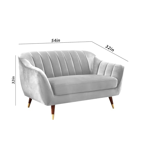 Image of Atticus 3+2 Seater Sofa Set for Living Room (Grey Colour) Premium Fabric Sofa