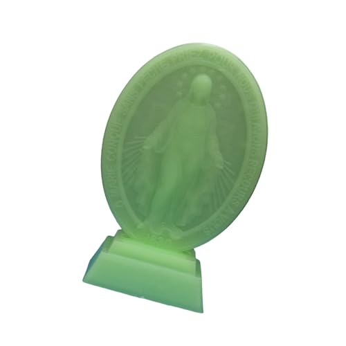 Night Light Catholic Statue Sculpture Virgin Mother Marys Statues Figurines Ornament Our Lady of Blesseds Mother Statue Catholic