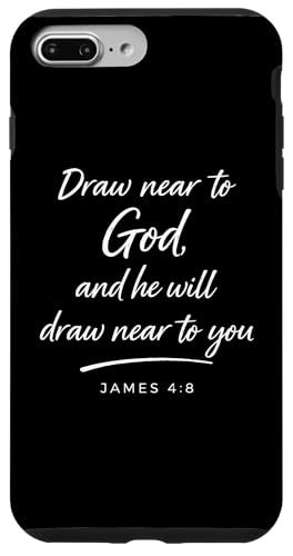 Draw Near To God James 4:8 �M�� �֌W ���� �F�� �X�}�z�P�[�X iPhone 7 Plus/8 Plus �p