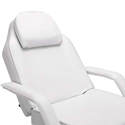 Barberpub Adjustable Tattoo Chair, 72 Inches Tattoo Table, Multi-Purpose Facial Chair, Tattoo Chair For Client, Esthetician Bed 0015 (White) #TOP3