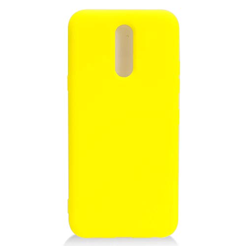CELZEN - Compatible with LG K40, Harmony 3, Xpression Plus 2 (2019) LM-X420, LG Solo LTE L423DL - Slim Soft Nano Silicone Phone Case - NS1 Yellow