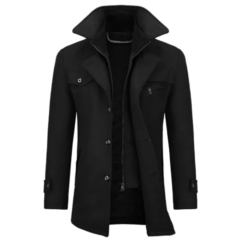 Manteau Allthemen en Laine pour Homme Cover
