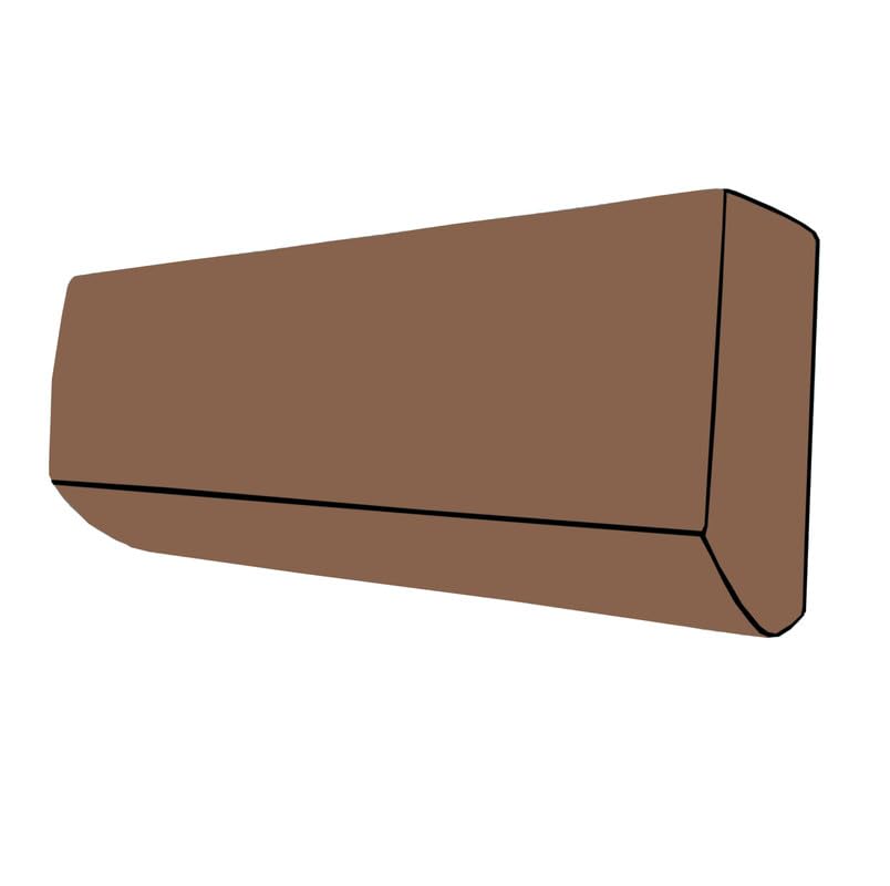 Image of Universal AC Outdoor Cover - Compatible with 1.5 & 2 Ton Split ACs, All-Season Protection (Solid Beige)