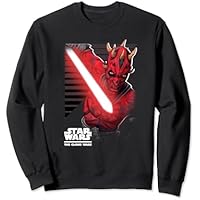 Star Wars The Clone Wars Darth Maul Saber Glow Sudadera