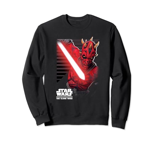 Star Wars The Clone Wars Darth Maul Saber Glow Sudadera