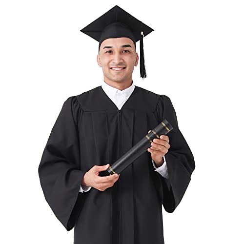 GraduatePro Certificate Diploma Tube Holder Scroll Black