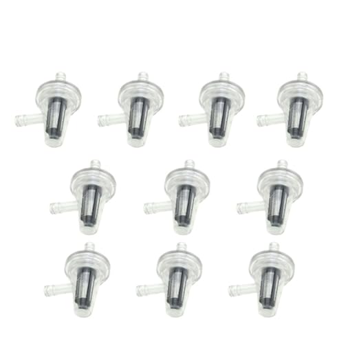 Filtre à carburant en ligne 1/4" pour motoculture et tondeuse thermique en lot de 10