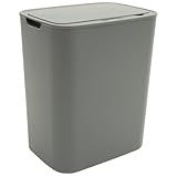 LOORGVEL Intelligenter Sensor mülleimer mit Großem Fassungsvermögen Automatischer Deckel Geräuschloser Betrieb Langlebiger Kunststoff für Küche Büro und Haushalt ohne Batterien