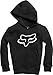 Fox Racing Boys Legacy Fleece Hoody Pullover Sweatshirt Medium Black