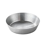 Plato frío redondo de acero inoxidable estilo retro coreano antiguo simple vajilla retro kimchi plato 14 cm