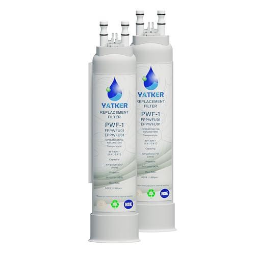 FPPWFU01 Water Filter Replacement, Compatible With Electrolux EPPWFU01 PureAdvantage PWF-1, Frigidaire FPPWFU01 PurePour PWF-1, 2 Pack