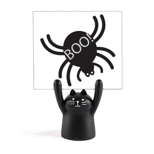 Support de mémo araignée noire cadeau original pour collègue