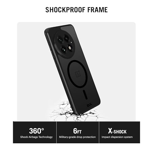 Image of DailyObjects Nimbus 2.0 Magnetic Phone Case Cover Compatible with OnePlus 13 | Wireless Charging Slim Back Cover | 2 Layer Edge Protection & Shockproof