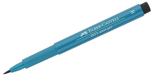 Image of Faber-Castell Brush pen pitt artist pen brush Cobalt Turquoise