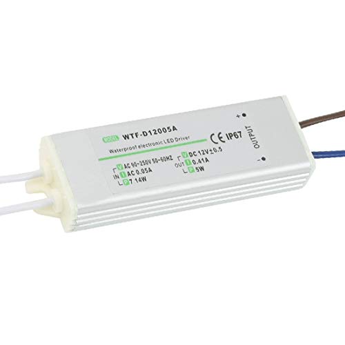 Alimentation éclairage LED étanche IP67 transformateur 12V 5W pour illuminer votre jardin