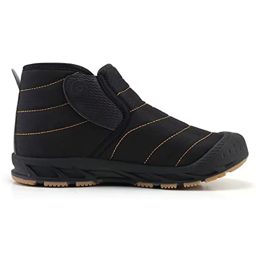 INEELUYI Men Women Winter Boots Outdoor Warm Fur Lined Slip On Sneakers Anti-Slip Waterproof Snow Boots4