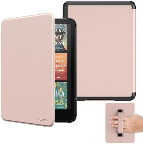 MoKo Case for 7" Kindle Paperwhite 12th Gen 2024 & Colorsoft, Rose Gold