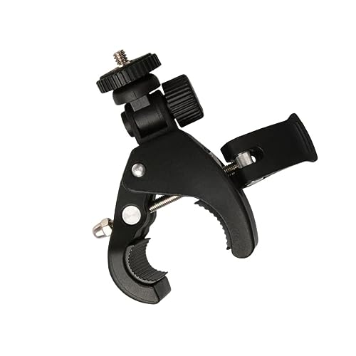 KONTONTY 1pc Live Martphone Mount Adapter Universal Adapter Stand for Tablet Live Broadcast Phone Holder Tablet Holder Stand Bendy Lazy Bracket Smart Phone Multi-Function Phone Clamp Black