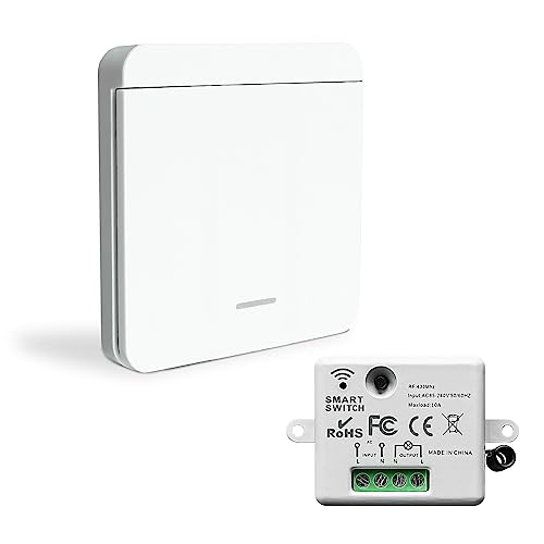 Bkiyougo Interrupteur Sans Fil 10A 240V