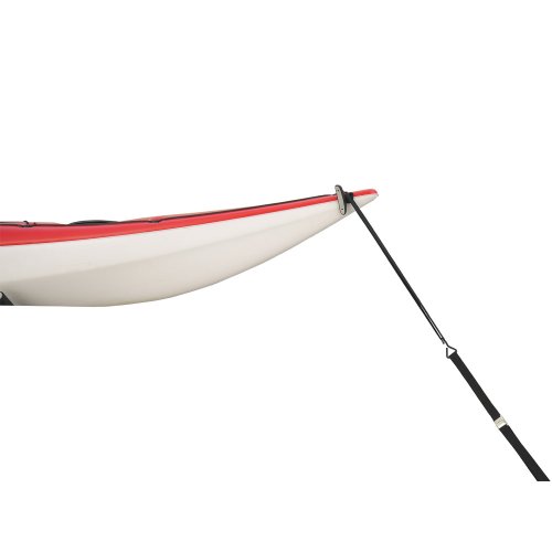 SPAREHAND VR-881 Quick Draw Bow and Stern Tie-Down Straps - Heavy-Duty, Adjustable Nylon Straps with Safety Lock S Hooks - Cam Buckle Straps for Tying Down SUPs, Kayaks, Canoes & Paddle Boards – Black