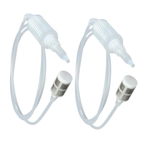 CIYODO Professional Wine Making Tube 2 Pack Plastic Hose Home Brew Pump Easy Liquid Transfer for Winemaking