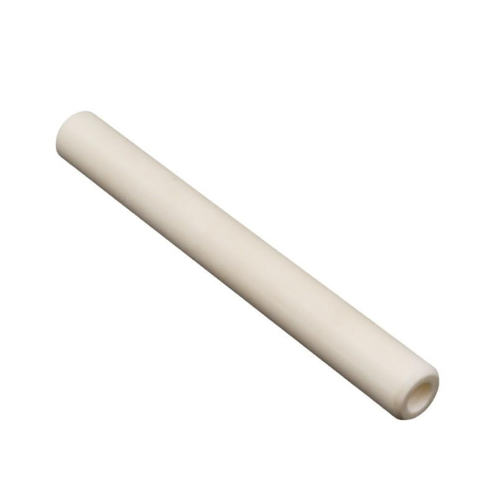 Tubo de conducto hueco de porcelana de abrasión de 4 piezas, tubo de cerámica de alto aluminio, tubo de alúmina for protección de termopar(12x16x100mm)