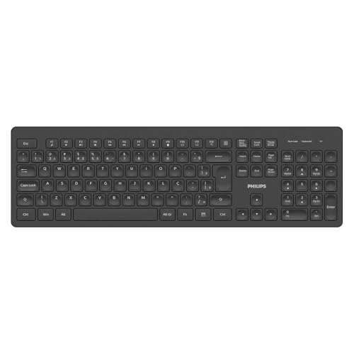 Teclado Sem Fio Philips Spk6308b, Abnt2